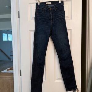 Madewell Dark Blue Skinny Jeans